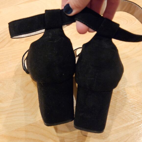 Torrid Ankle Strap Block Heel Sandals Womens 9 Black Comfortable Trendy Y2K 90s - Picture 6 of 11